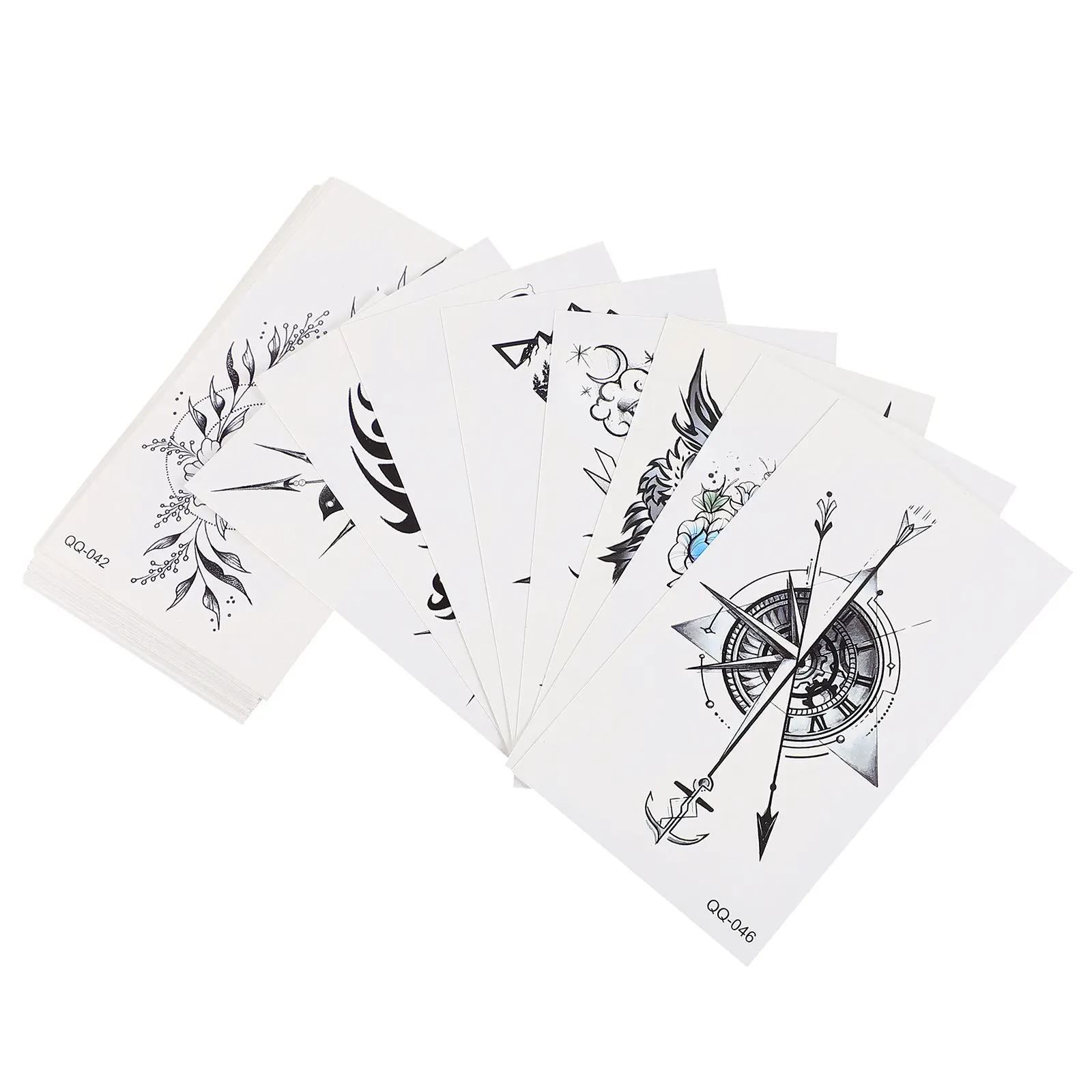 

40 Sheets Temporary Tattoos for Women 's Cartoon Stickers Waterproof Body