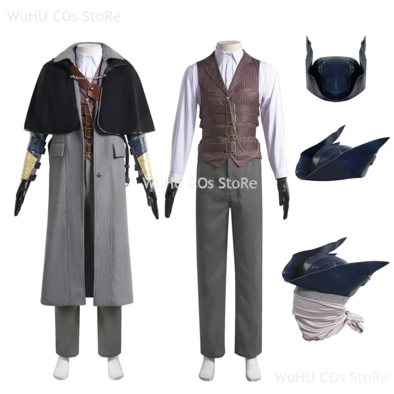 Game Bloodborne Gehrman Cosplay Costume Halloween Outfits Women Men New Suit Uniform Accessories And Props Set