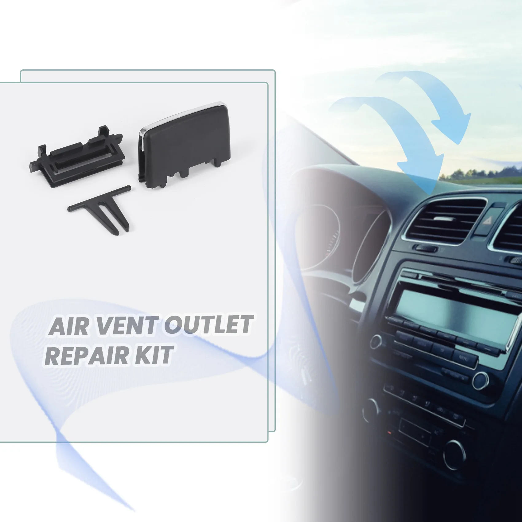 A/C Ontluchtingsuitlaat Tabblad Clip Reparatie Kit Voor Mercedes-Benz W204 C180 C200 C260