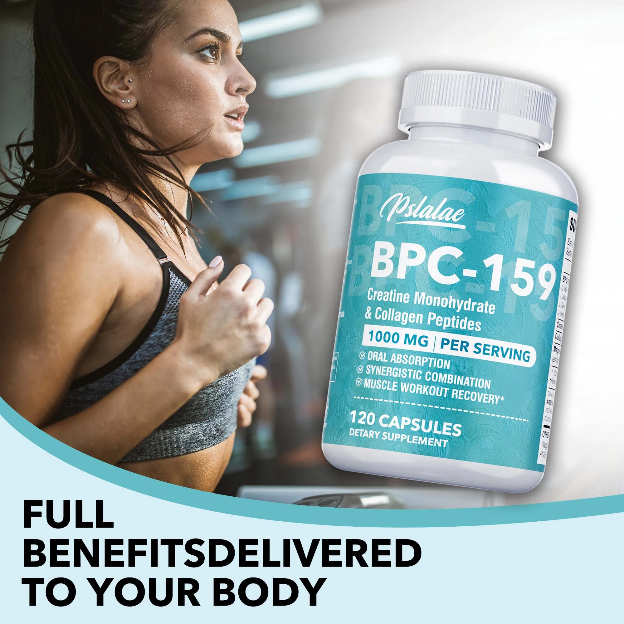 

BPC-159 Peptide Capsules - Post-Workout Recovery, Improve Energy, Relieve Muscle Soreness, Promote Bone and Joint Health