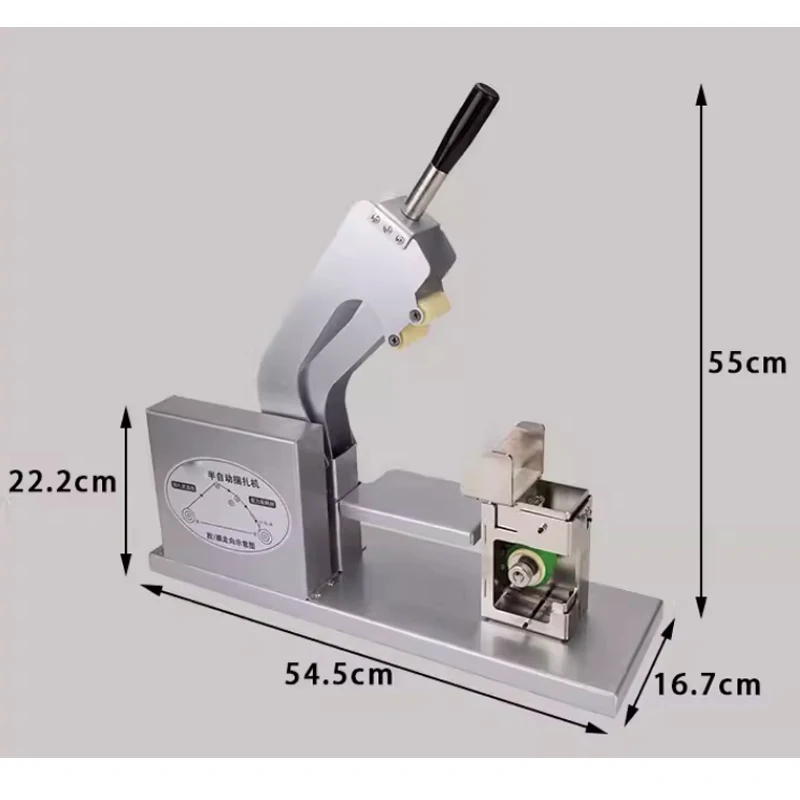 Semi-Automatic PE PVC Film Bundling Machine for Supermarket Vegetable Strapping Convenient Packaging Tool view 4