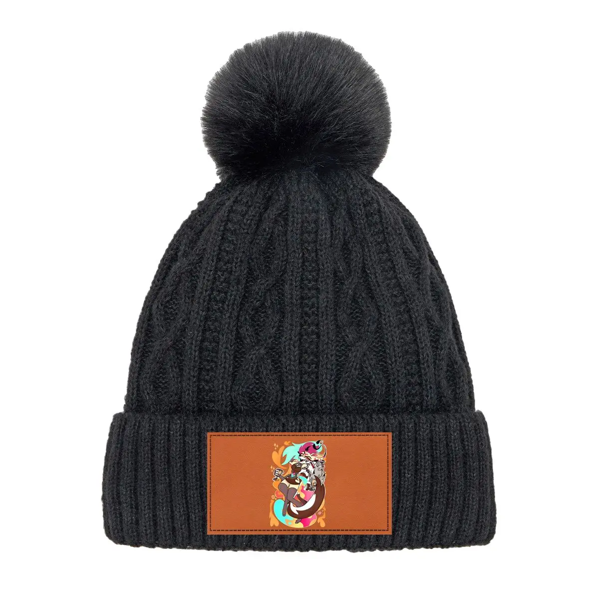 

Цветная художественная скрытая стильная секретная зимняя вязаная шапка женские теплые шапочки