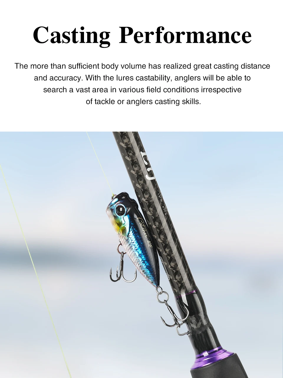 TSURINOYA 4 cm 3,3 g Angelköder Topwater Popper CATCHER 40F Hundespaziergang Action Harter Köder Leichtes Spiel Bass Rockfish Großes Mausmodell – Detail 10