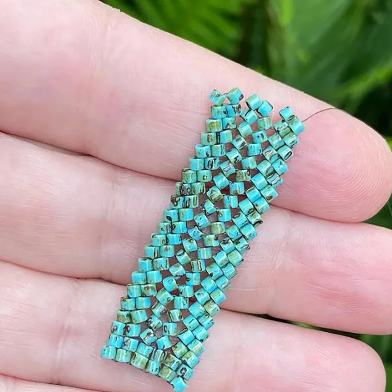 1000 Pieces 1.6x1.3MM Japan Miyuki Picasso Beads 11/0 For Statement Jewelry Delica Beads Loose Beads DIY Handwork 5Grams/Bag