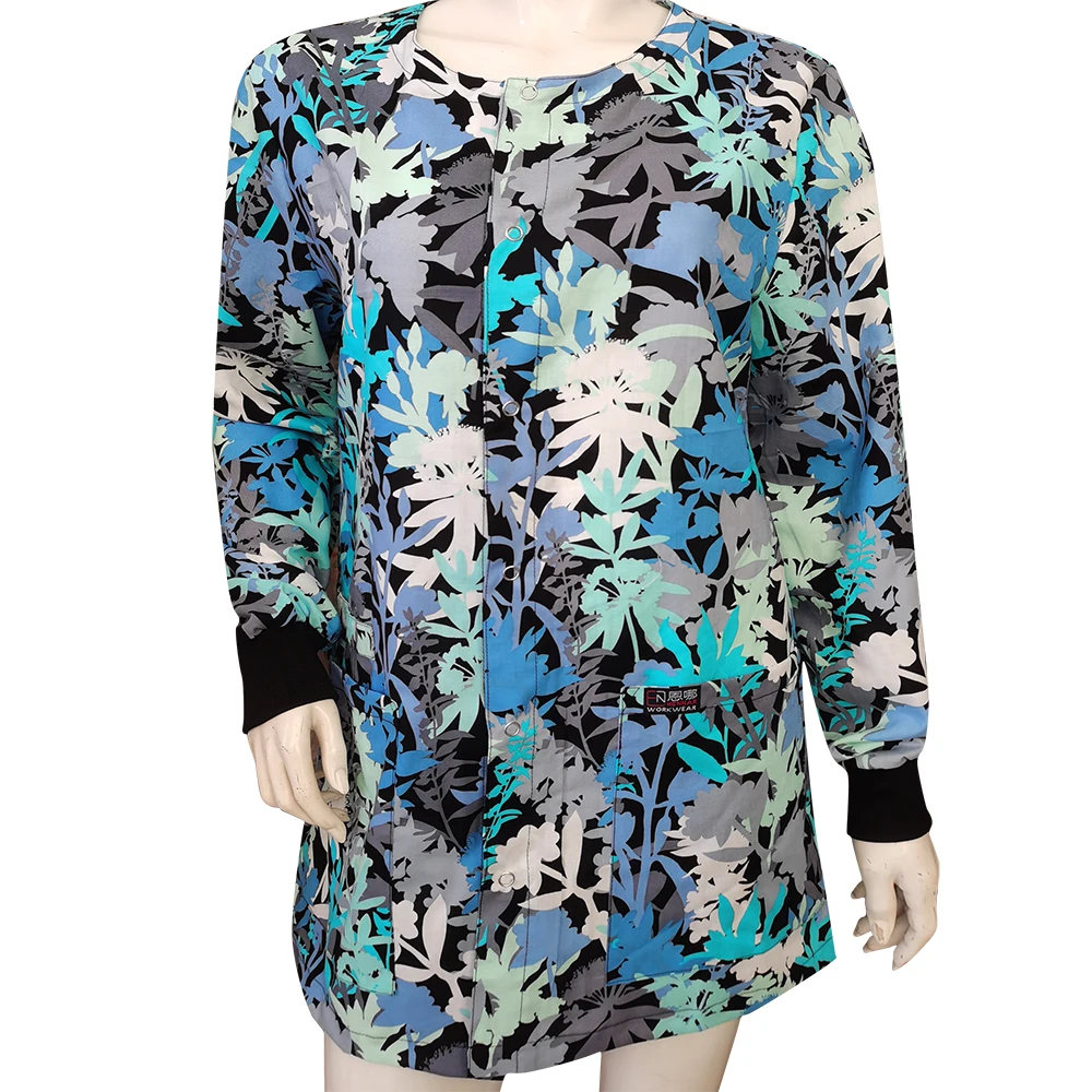 Hennar Unisex Longer Surgical jackets,Medical jackets size ＸXS-4XL,Longer Medical Jackets for Muslim Women