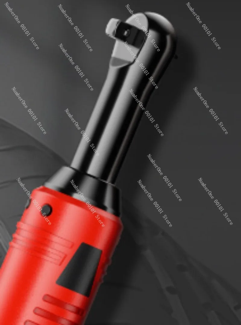 Electric High Torque Ratchet Wrench, 90 Degree Adjustable Cordless Rechargeable Impact Wrench for Car Repair, Auto Tool