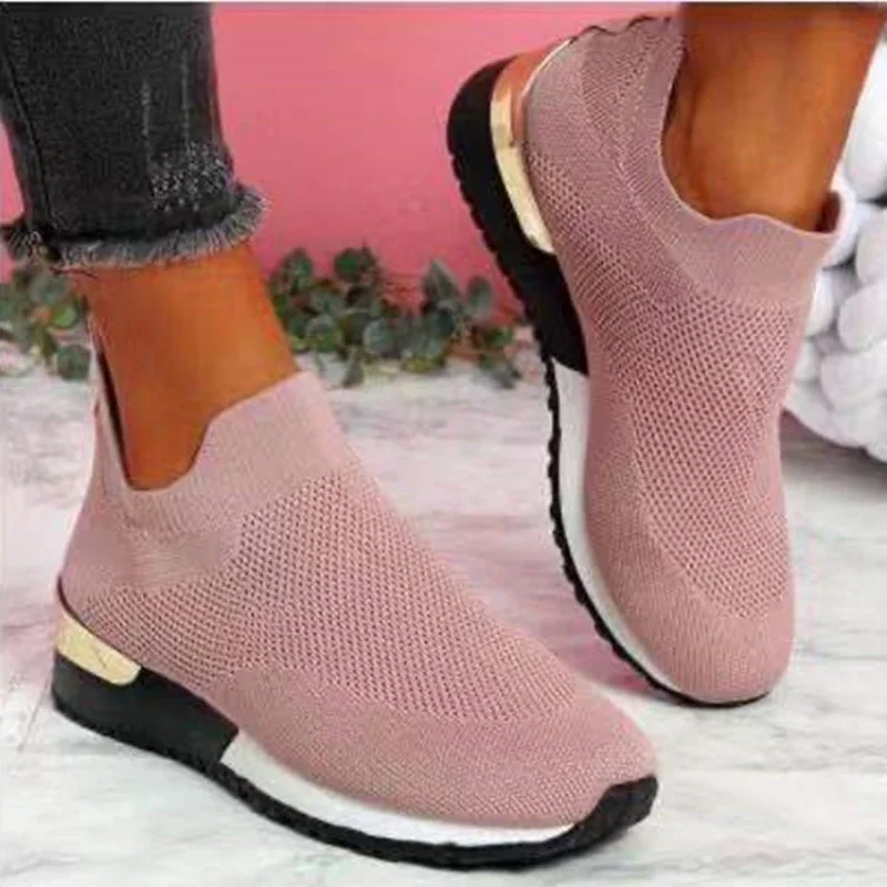 

Spring Autumn Women Vulcanized Sneakers Ladies Breathable Slip-On Shoes for Female Casual Sport Platform Shoes Zapatos De Mujer