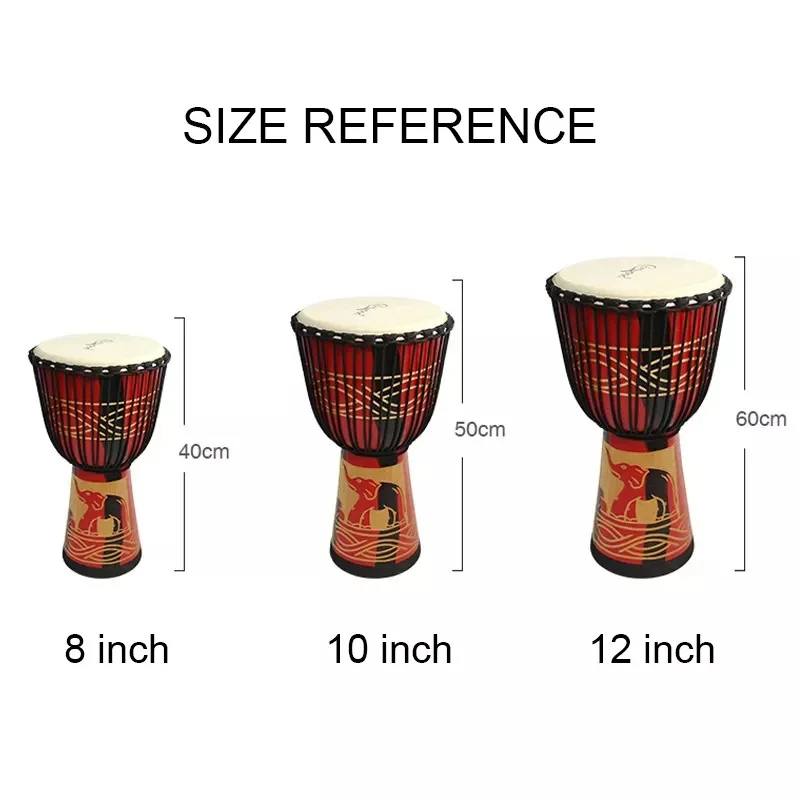 กลองเจมเบ้แอฟริกันขนาด 12 นิ้ว - Musical Instrument Logo บทวิจารณ์และราคา