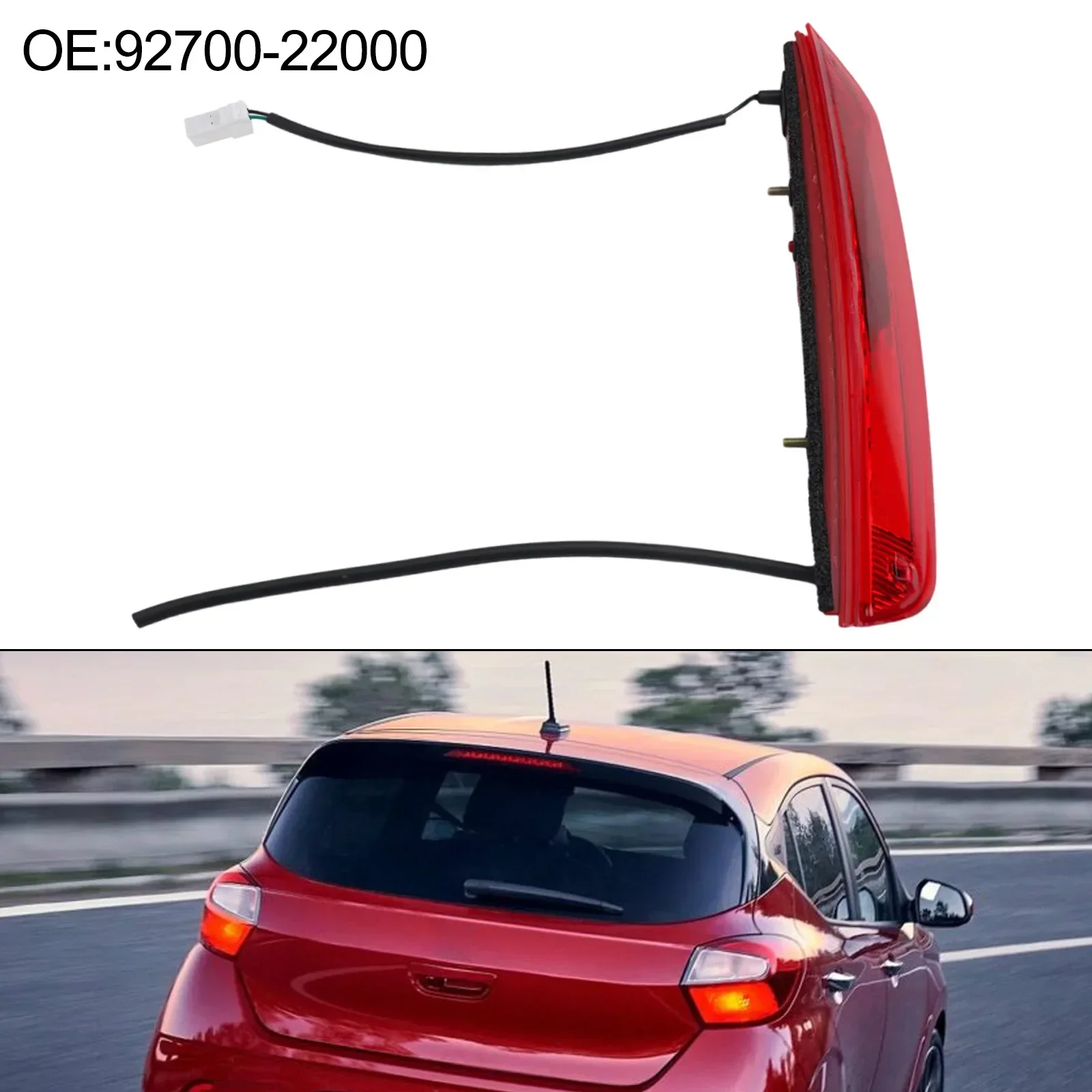 

Car Red LED Brake Light Rear High Level Brake Light Stop Lamp For Hyundai IX35 20010-2017 92700-2Z000 High Mounted Brake Light