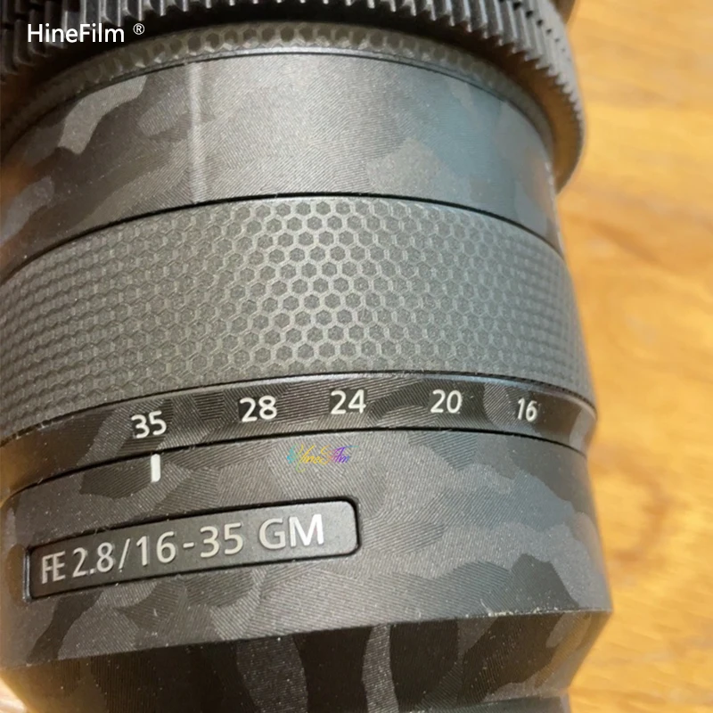 Hinefilm kulit untuk sony FE 16-35 F2.8 GM kulit lensa SEL1635GM stiker FE16-35 penutup lensa F2.8 1635 kulit untuk sony 16 35 gm