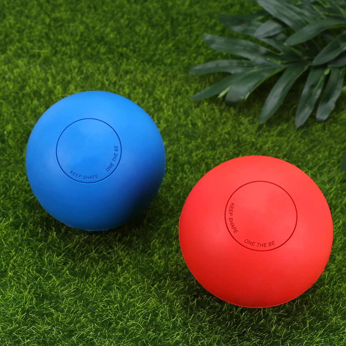 

2 шт. массажный мяч для глубокой релаксации мышц, йоги, фитнеса, лакросса, ролик, портативный терапевтический инструмент, красный, синий набор для улучшения крови
