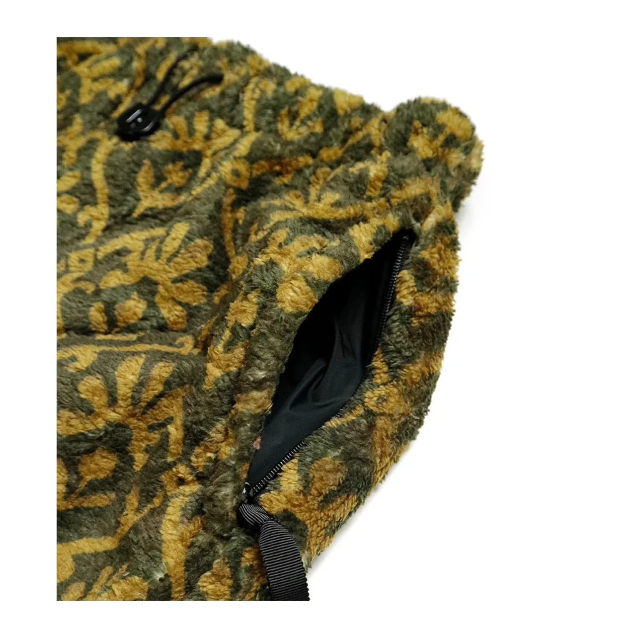 24AW KAPITAL ヒラタとホンリ カジュアル ラムウール プリント 花柄 暖かい ルーズ ストレート レッグ パンツ メンズ