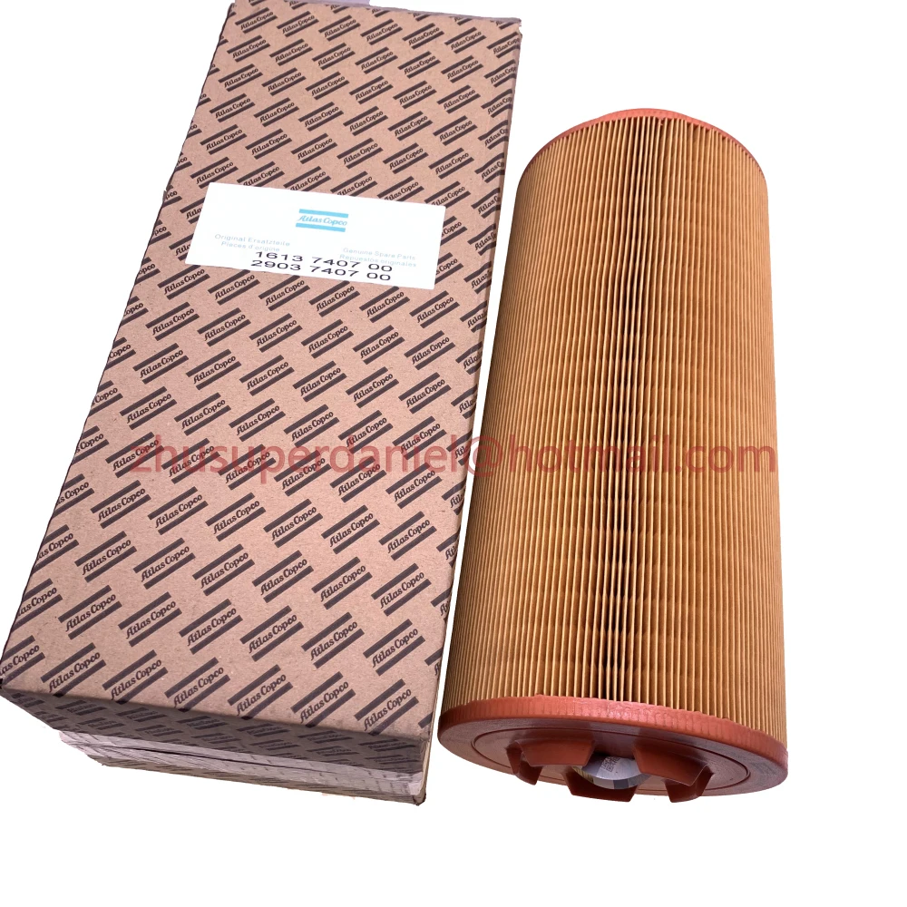 2pcs/lot 1613740700=2903740700 genuine PU air filter element AF for AC screw compressor