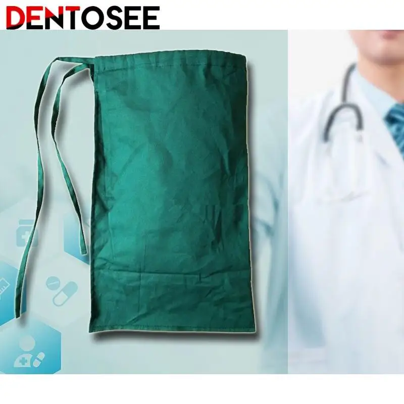 

Dental Hospital Sterilization Bag Surgical Instruments Cloth Pocket Cotton Cloth Bag with Drawstring Dark Green Dental Supplies