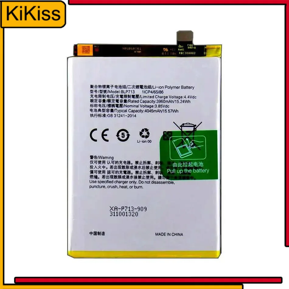 

Mobile Phone Battery BLP713 4045Mah For Oppo Realme 3 Pro C3 X Youth Version RMX1901 RMX1851