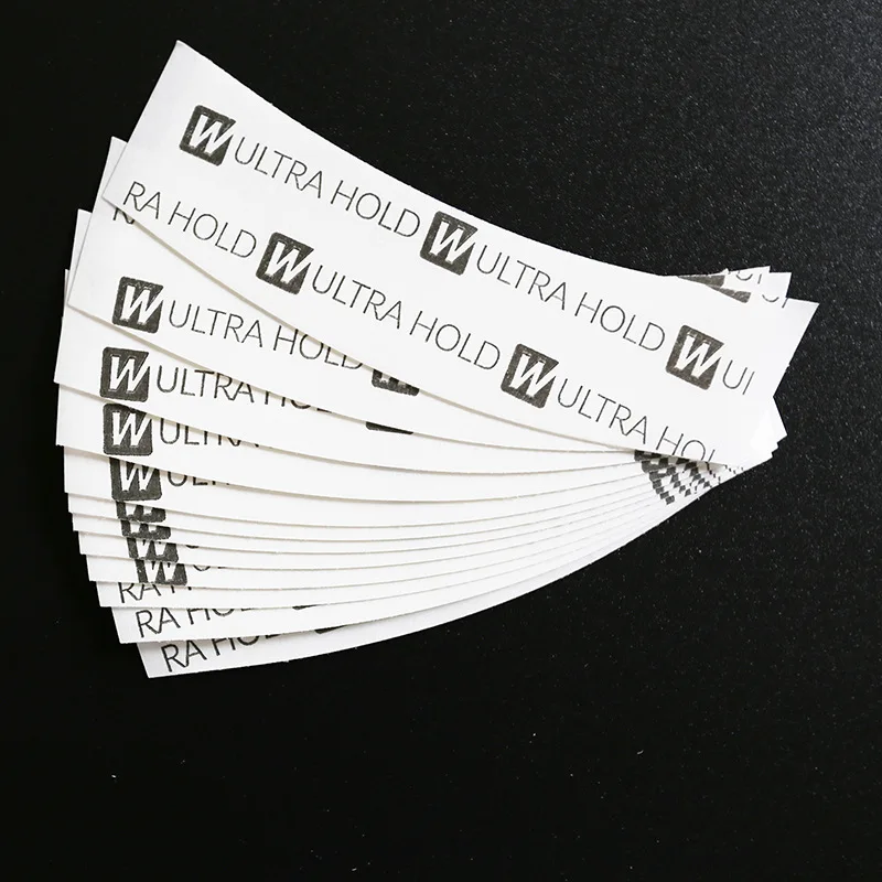 36 peças 7.6 cm * 2.2 cm Branco Ultra hold fita fita laço frente fita arco dupla face Fita para peruca peruca adesivo
