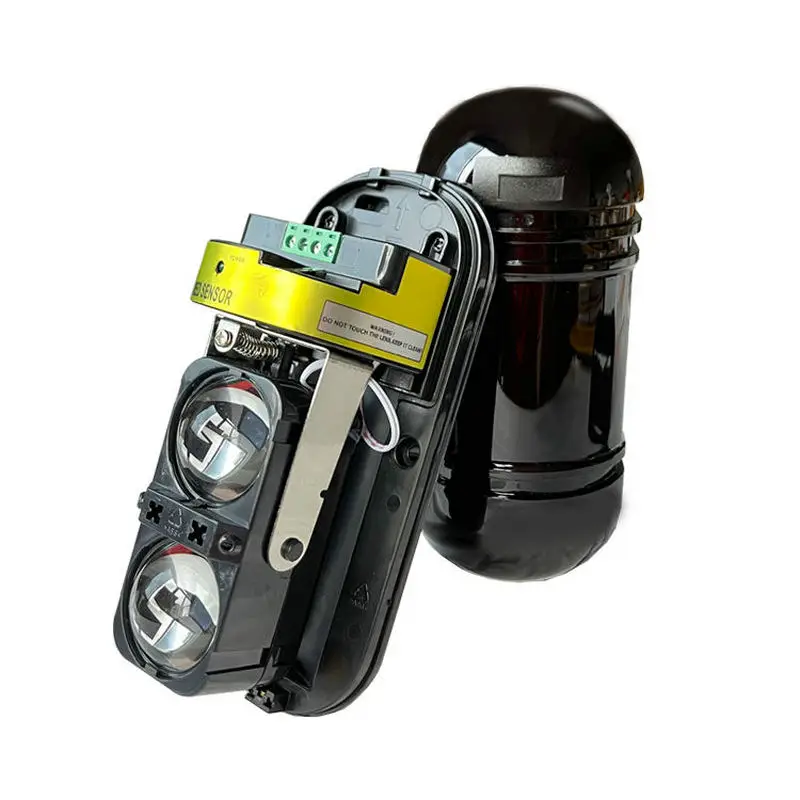 Invisible Beam Barrier Active Detection Digital Pulse Infrared Sensor 100m Waterproof IR Alarm
