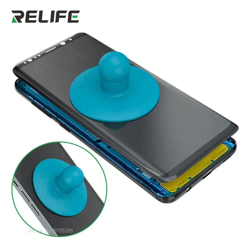 RELIFE RL-079A Sucker para LCD Split Screen, forte sucção, adsorção a vácuo, silicone para desmontagem do telefone, Tablet Tool, alta qualidade