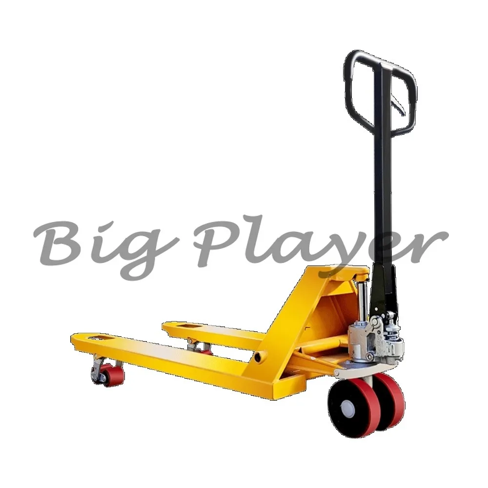 

Manual Hydraulic Pallet Truck Forklift Hand Trailer