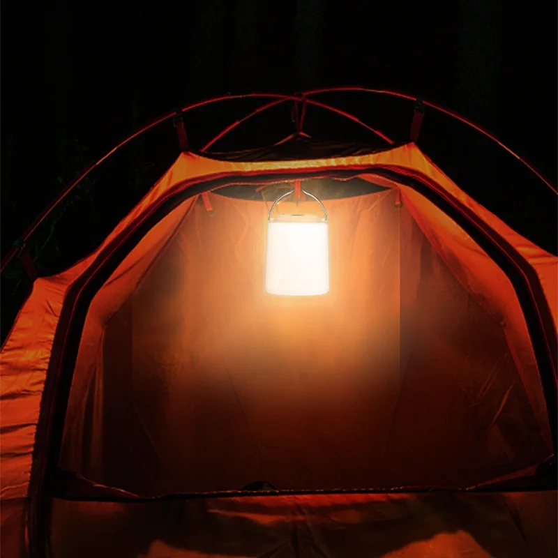 Luces impermeables para acampar al aire libre, carga USB