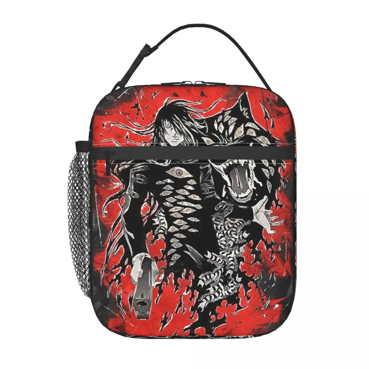 Gothic Hellsing Alucard Insulated Lunch Bags High Capacity Reusable Thermal Bag Tote Lunch Box Work Outdoor Food Storage Bags