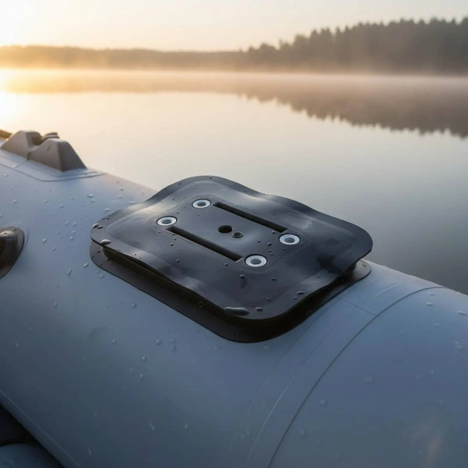 Boat Fishing Rod Base Waterproof Inflatable Kayak Rod Socket Inflatable Kayak Base Lightweight for Fishermen