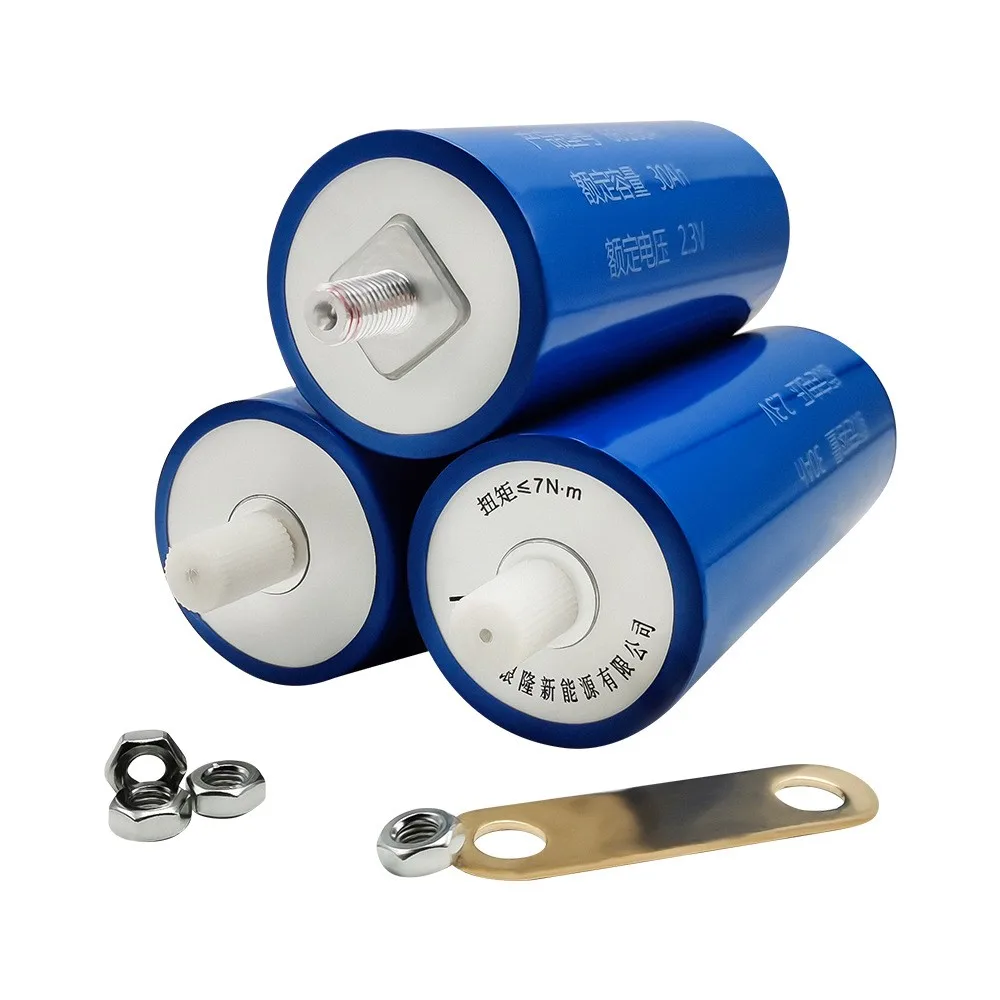 

18pcs Grade A Cylindrical Fast Charging 66160 2.3v 45ah Lithium Titanate 2.3v 45 Ah Lto Battery Lithium 45ah Cell