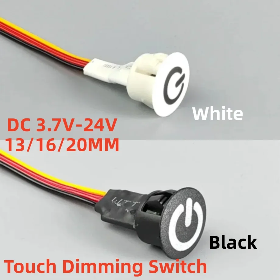 2-1pcs Smart Dimmable Home Touch Sensor Button Controller Switch for DC5V 12V 24V Smart Home Light Strip LED Dimmer Controller
