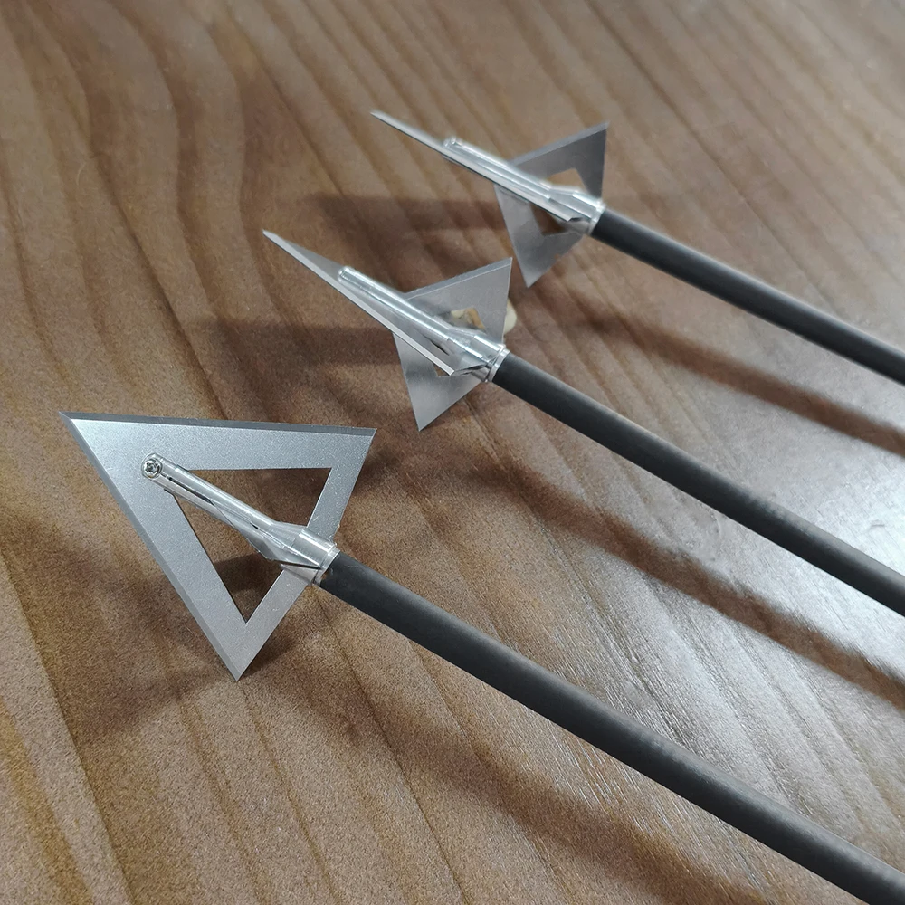 

3/6/12pcs 180 Grain Stainless Steel Hunting Broadheads 4 Blade Arrow Tips for Compound Recurve Bow Outdoor Shooting