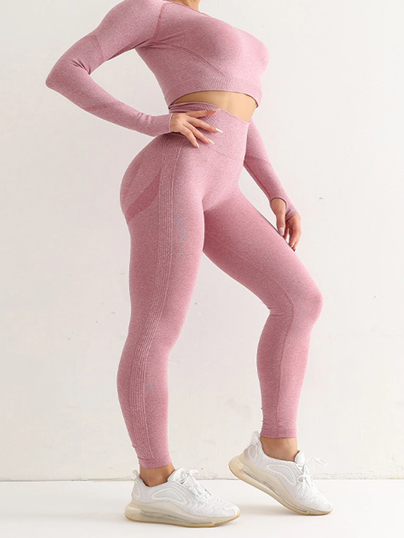 Peach Exaggerates Hips Yoga Clothes Tight High Waist Sports Fitness Pants