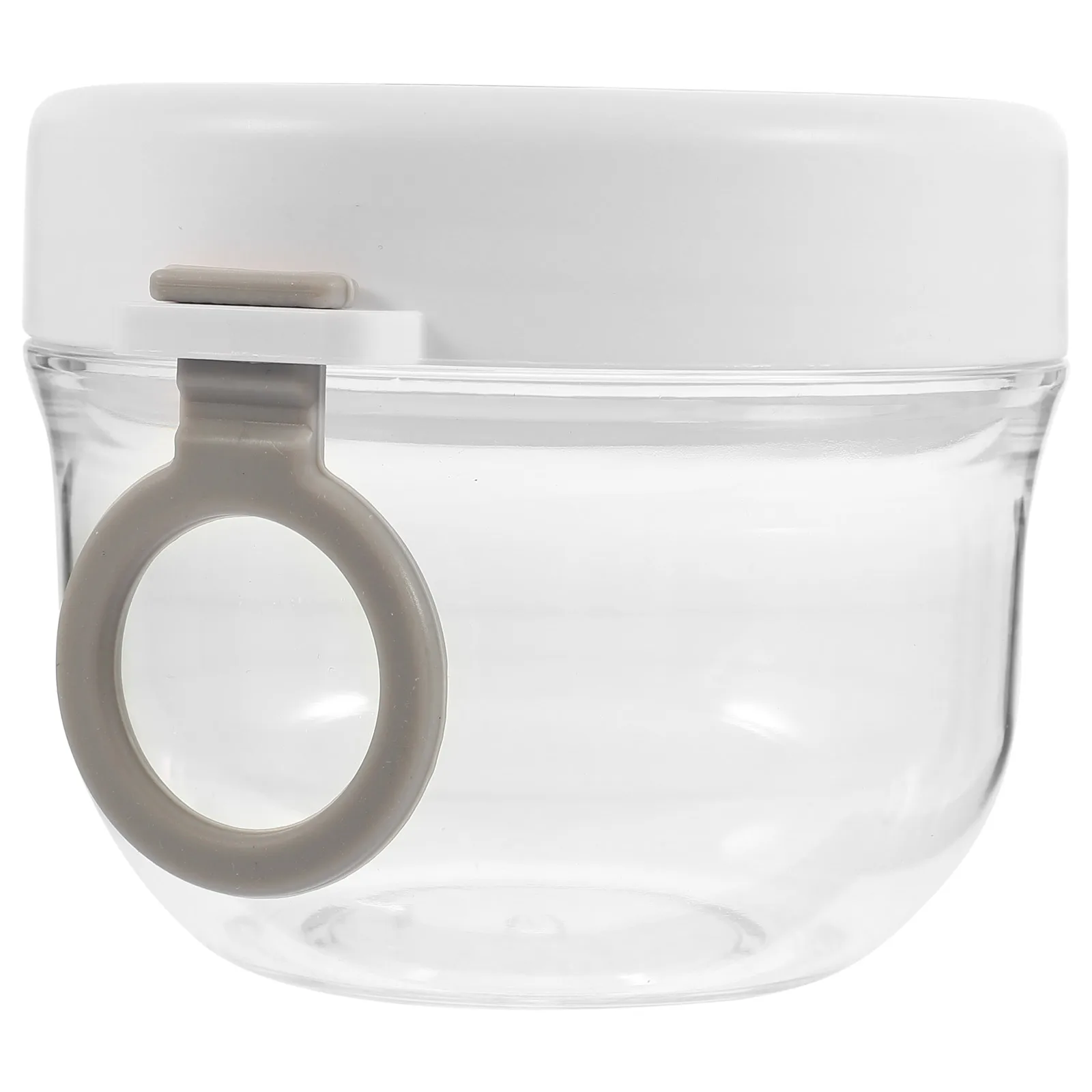 

Oatmeal Breakfast Cups Cereal Sealed Jar with Spoon Glass Oats Container Silica Gel Overnight Containers. Jars for Lid
