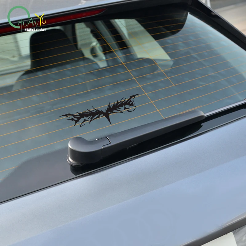 Hollow out Car Stickers Original Hand drawn Destruction Gothic Dark Graffiti Auto Motorcycle Waterproof Decorative Stickers