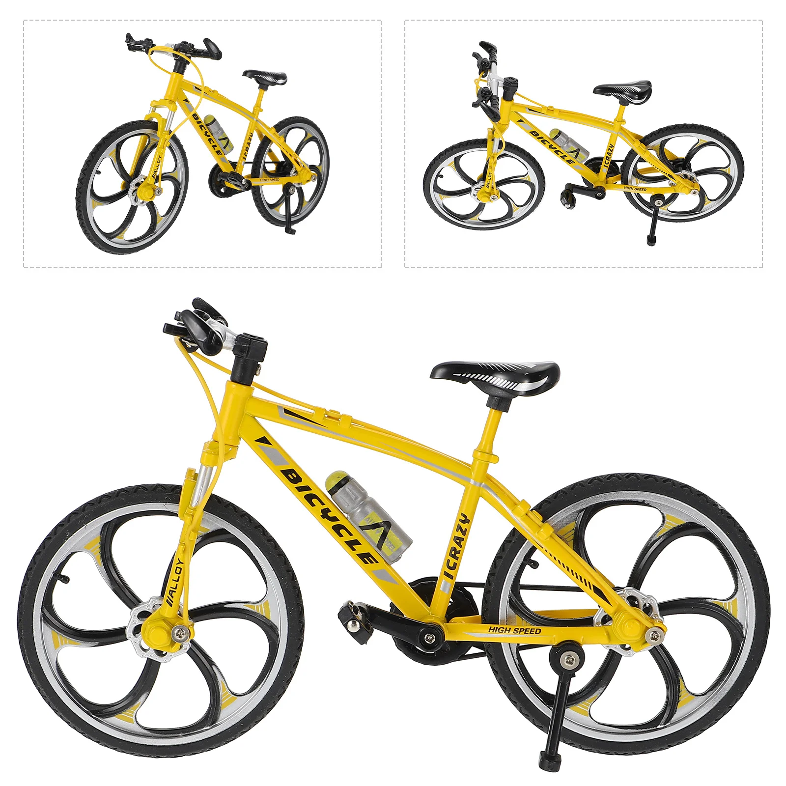 Mini vélo à doigts en alliage, 1 pièce, jeu Portable anti-Stress pour enfants et adultes, cadeau d'anniversaire, cadeaux de fête, entraînement des doigts à la maison