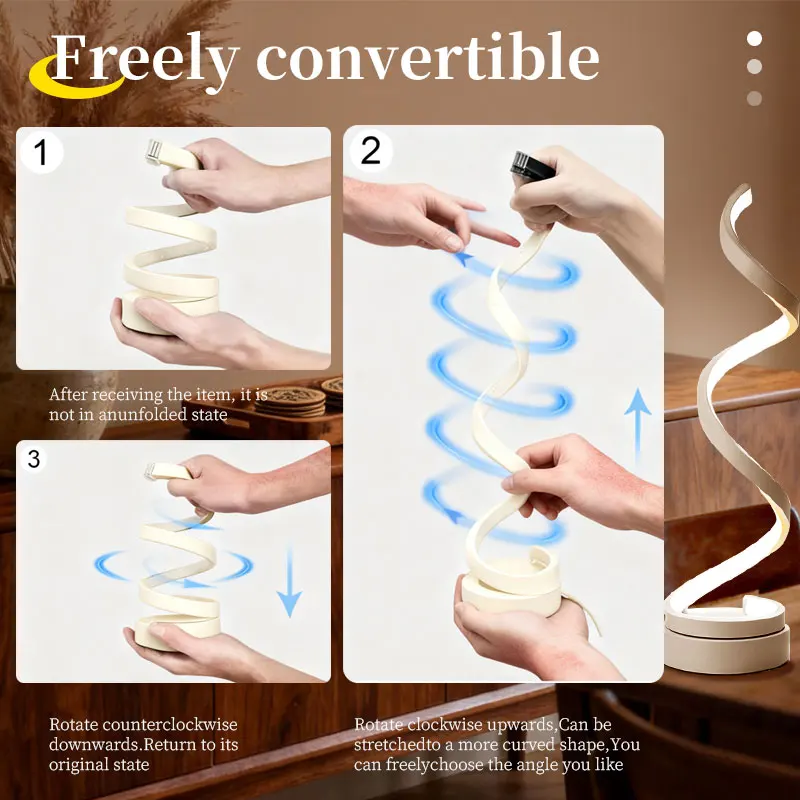 Artistic Modern Minimalist Table Lamp - Creative Night Light for Bedroom, Bar, and Desk with Ambience Design