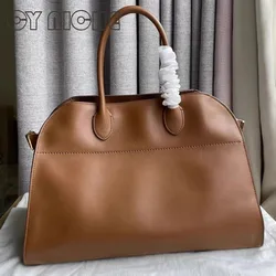 CY NICHE Women's Retro Genuine Leather Bag Tote Bag Versatile Commuter Single Shoulder Handbag Boston Bag Briefcase Bag