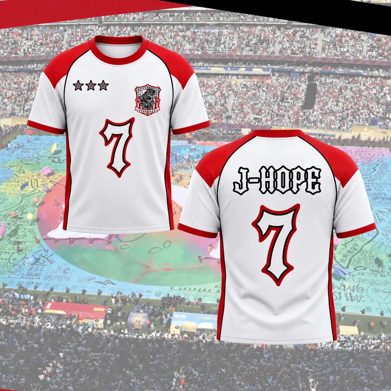 KPOP Fan Jersey T-Shirt 3D-Druck Kurzarm Unisex Streetwear Konzert Musikliebhaber Geschenk Lässiges Sport-T-Shirt Herren Damen Kleidung – Detail 5