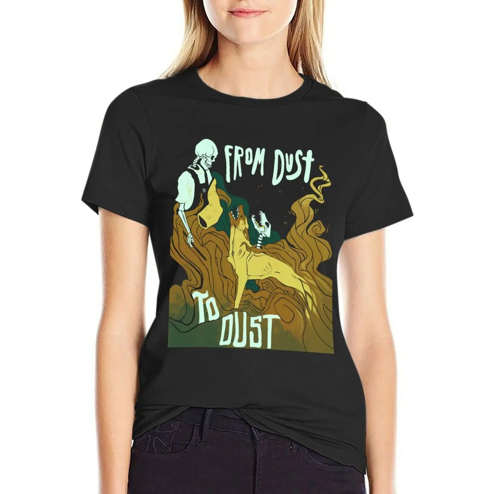 

From Dust to Dust T-Shirt lady clothes anime plain t shirts for Women