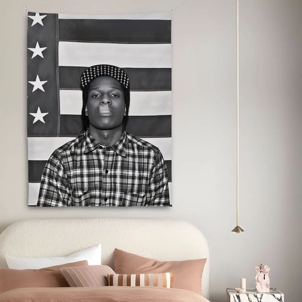 A$APS R-Rocky A-ASAP American Rapper Tapestry Perfect For Home&Living Bedroom Decor Wall Art Backdrop Banner