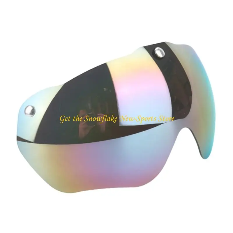 Windproofs Helmet Lens Magnetic Bike Helmet Goggles Detachable Sun Visors Cycling Helmet Sun Windshield Easy installation