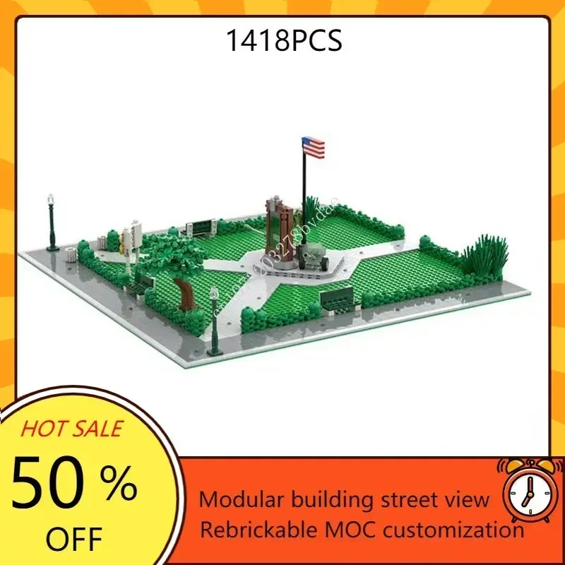 Back to the Future Modular Clock Tower MOC Architecture Custom Puzzle Time Skyline Educational Toy for Children Birthday