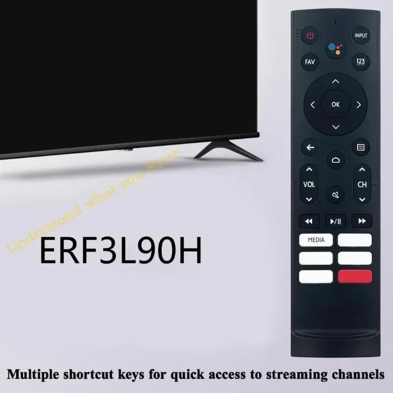 J60A ERF3L90H Remote Controls for Enhances Viewing Experience No Voice Function