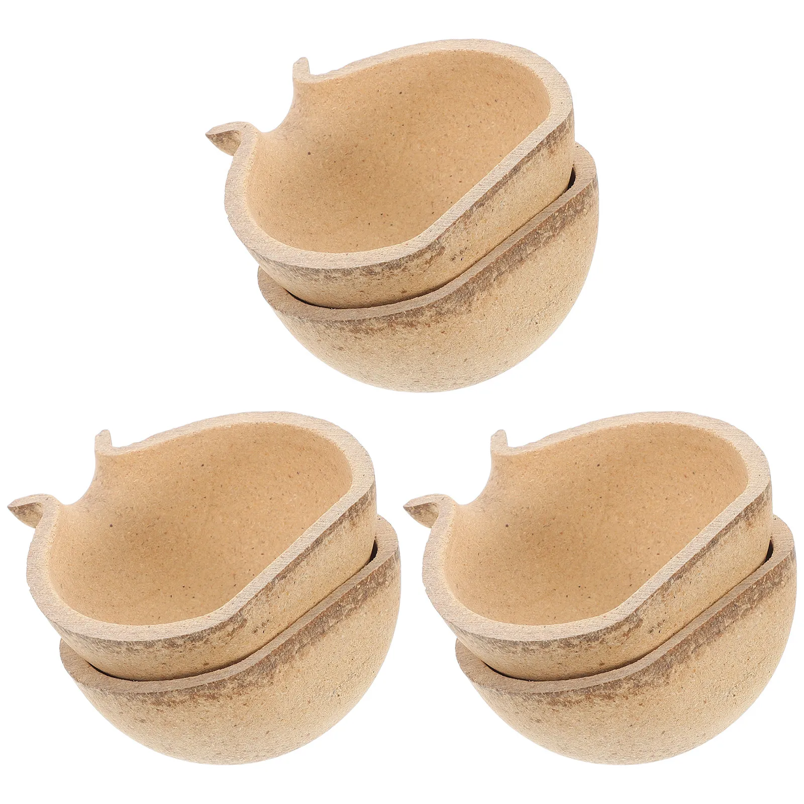 6pcs DIY Half Vase Mold Kit – Wooden Flower Bottle Craft for Painting, Drawing & Art Education Activities