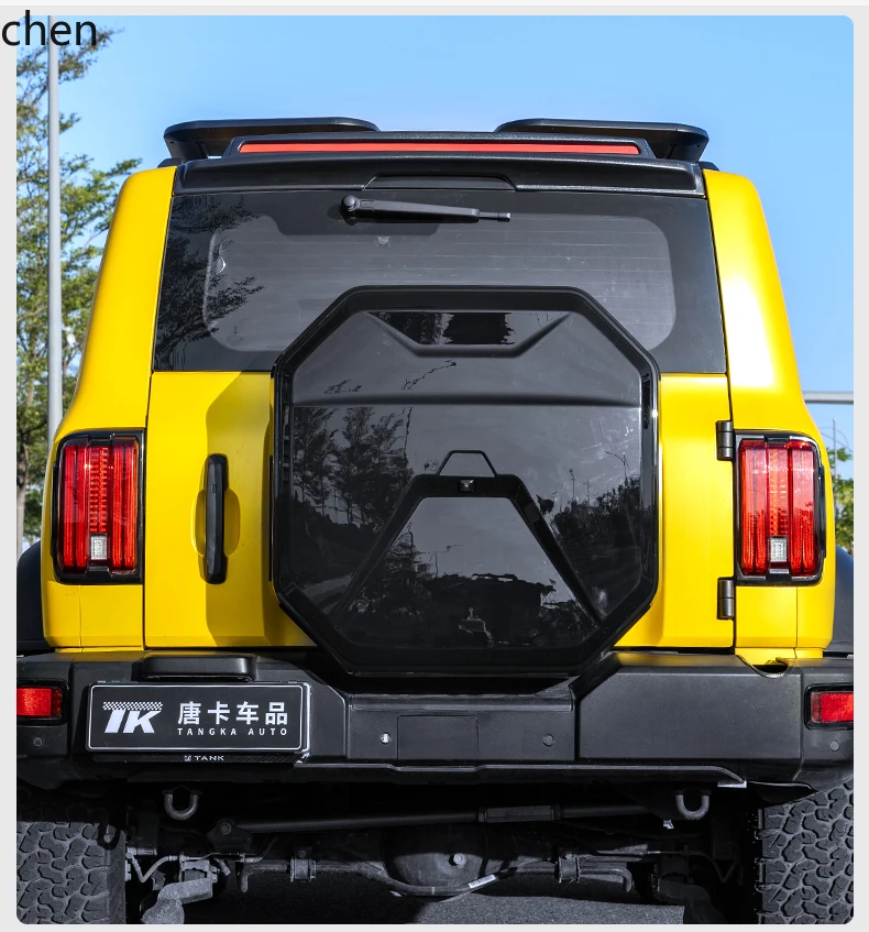 

HXL Spare Tire Cover Rear Tailgate Spare Tire Shell Full Package Tire Protection Cover Off-Road