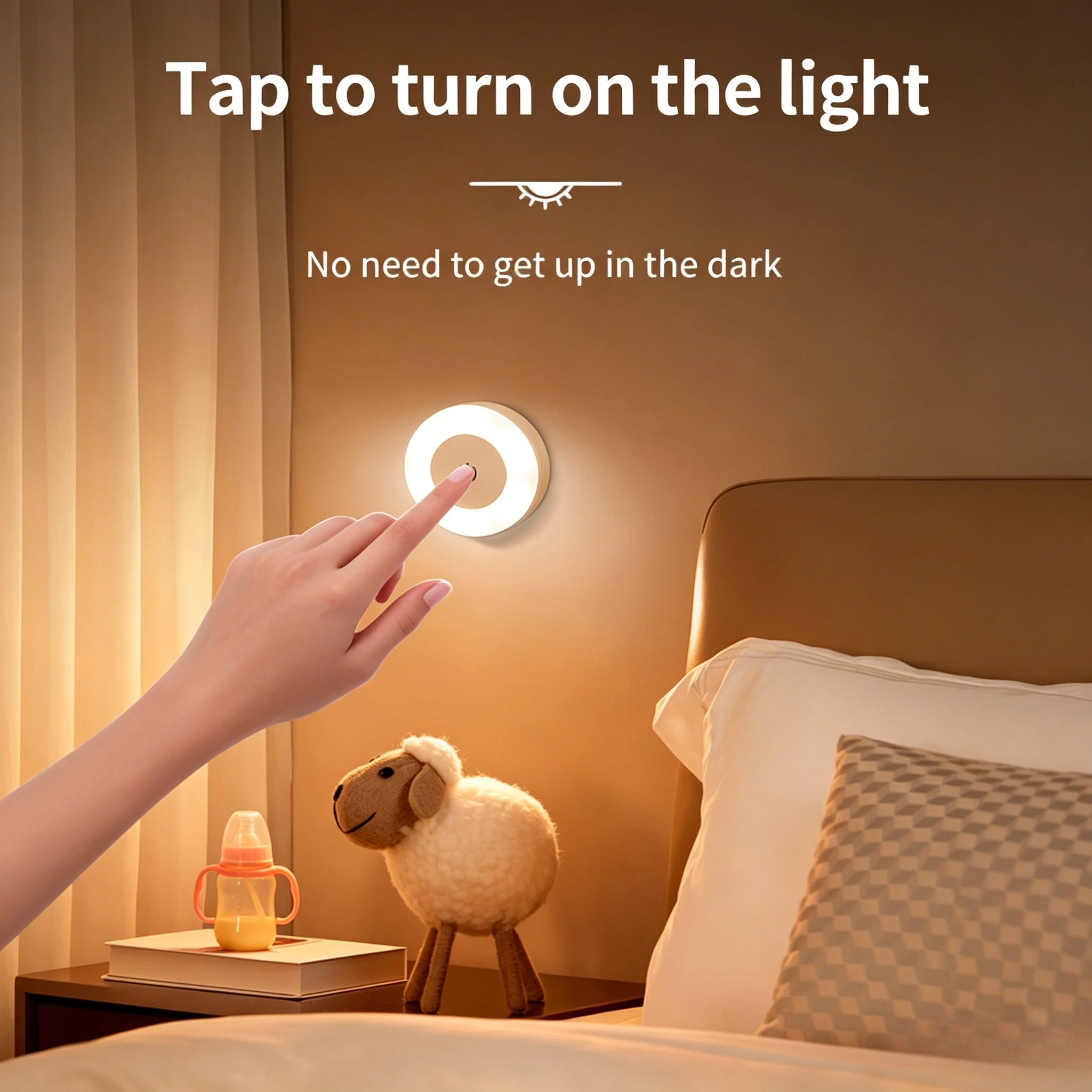 Lampu LED Sensor Sentuh Bulat  - Baby Nursery Egg Light ulasan dan harga