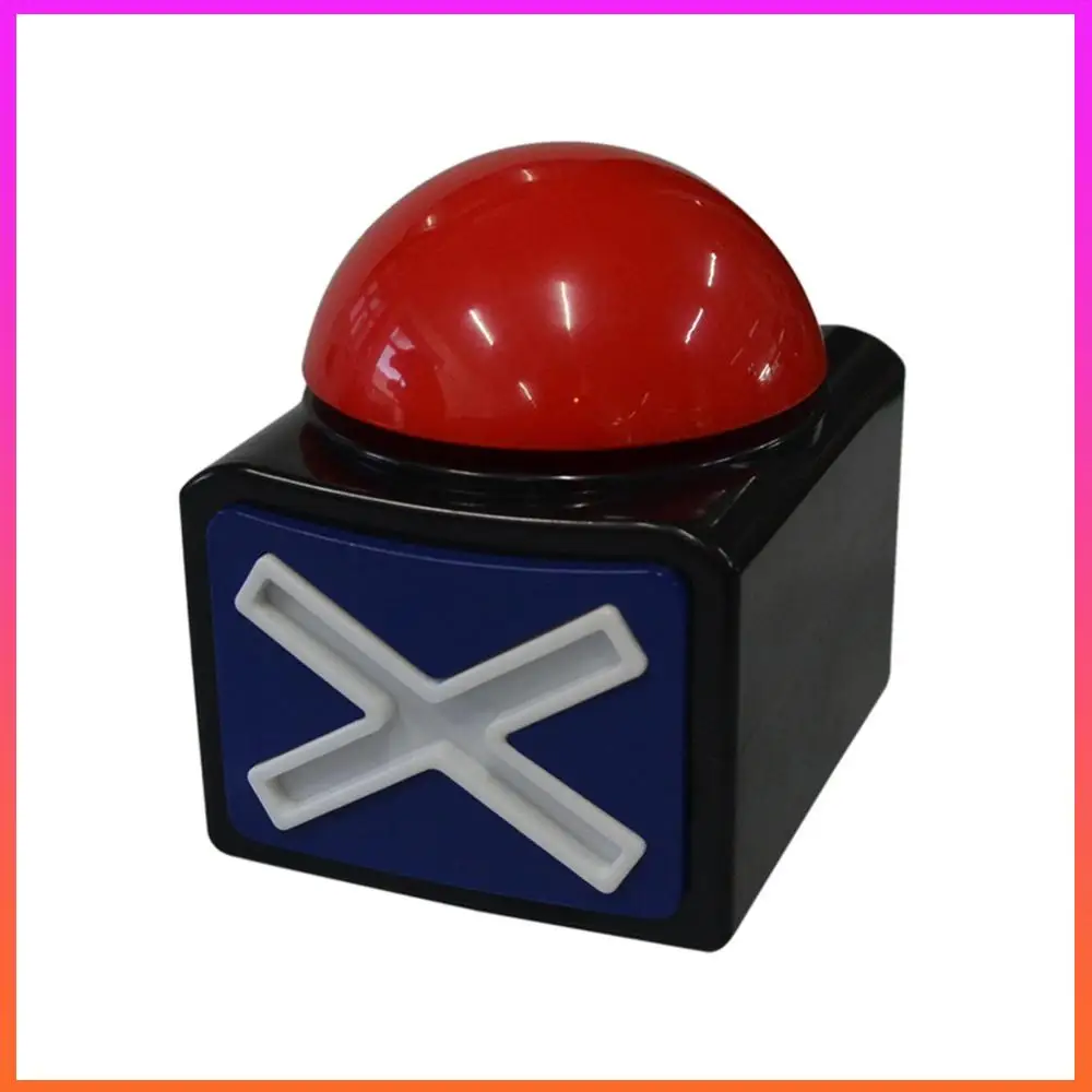 Rode zoemer Alarmknoppenbox met geluid en licht Alarmgeluid Speelknop Trivia Quiz Got Talent Zoemer voor wedstrijdantwoordspel