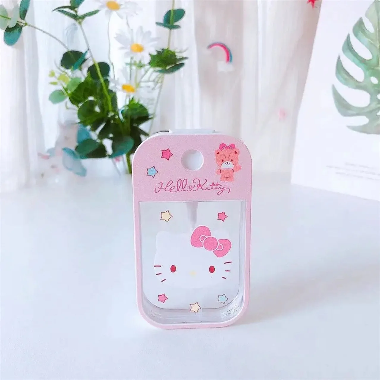 Sanrio Cartoon My Melody Kitty Alcohol Dispensing Bottle 45ML Perfume Spray Bottle Portable Disinfectant Empty Bottle