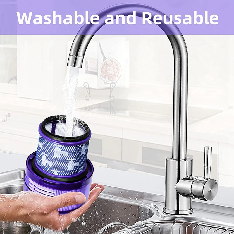 ダイソン用HEPAフィルター,掃除機フィルター交換部品,v11特大,特大,部品番号970422-01