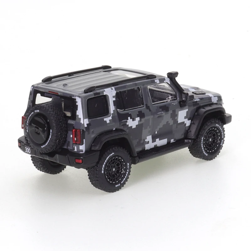 XCARTOYS1/64 Tank 300 Ranger Version Gray Digital Camouflage Kids Xmas Gift Toys for Boys Cars Alloy Motor Vehicle Diecast Model