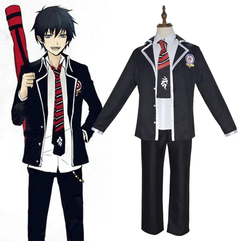 

Ao No Exorcist Cosplay Okumura Rin Man Costume