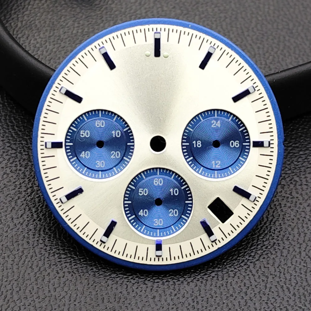 

32.5MM Diameter Speedmaster dial Luminous Dial for VK63 Movement Watch Accessories for VK63A watch accessories maintenance tools